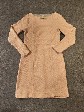 Anthropologie Saturday Sunday Textured Dress | XXS Petite | Beige